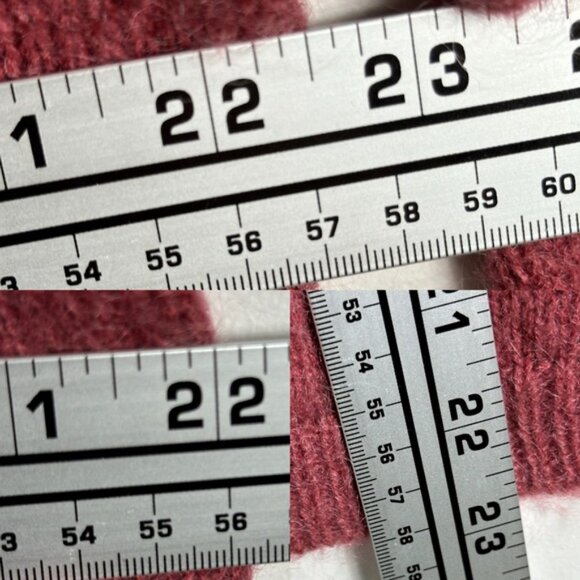 Sezane Tonio Mohair Merino Wool Sweater Cardigan Knit Berry Size Small French S - Picture 11 of 14